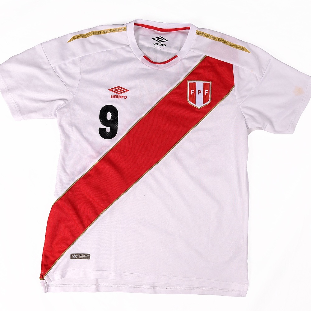 Peru National Team Jersey Umbro Paolo Guerrero 9